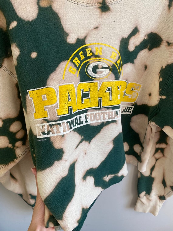 Vintage Green Bay Packers custom dyed crewneck ch… - image 8