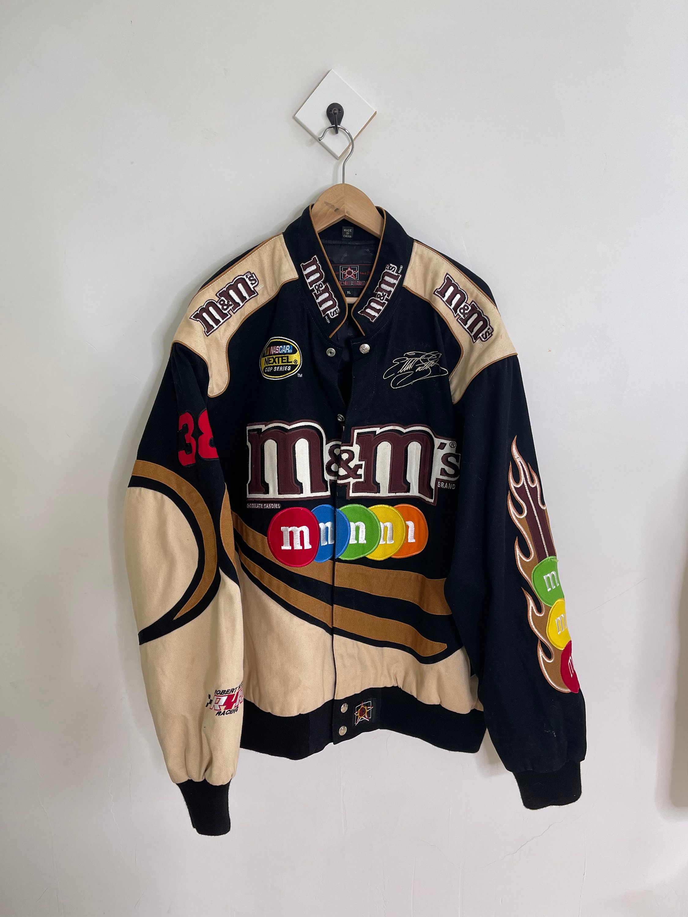 AUTHENTIC rare Vintage m&ms nascar jacket racing coat Madison | Etsy
