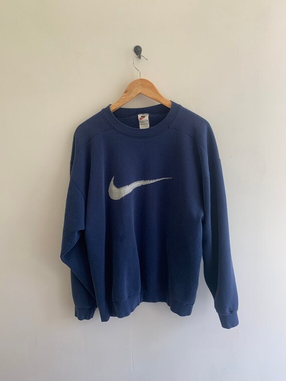 nike vintage blue sweater