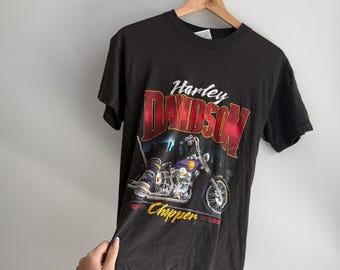 希少な1987年ヴィンテージハーレーダビッドソンシャツ速度制限70