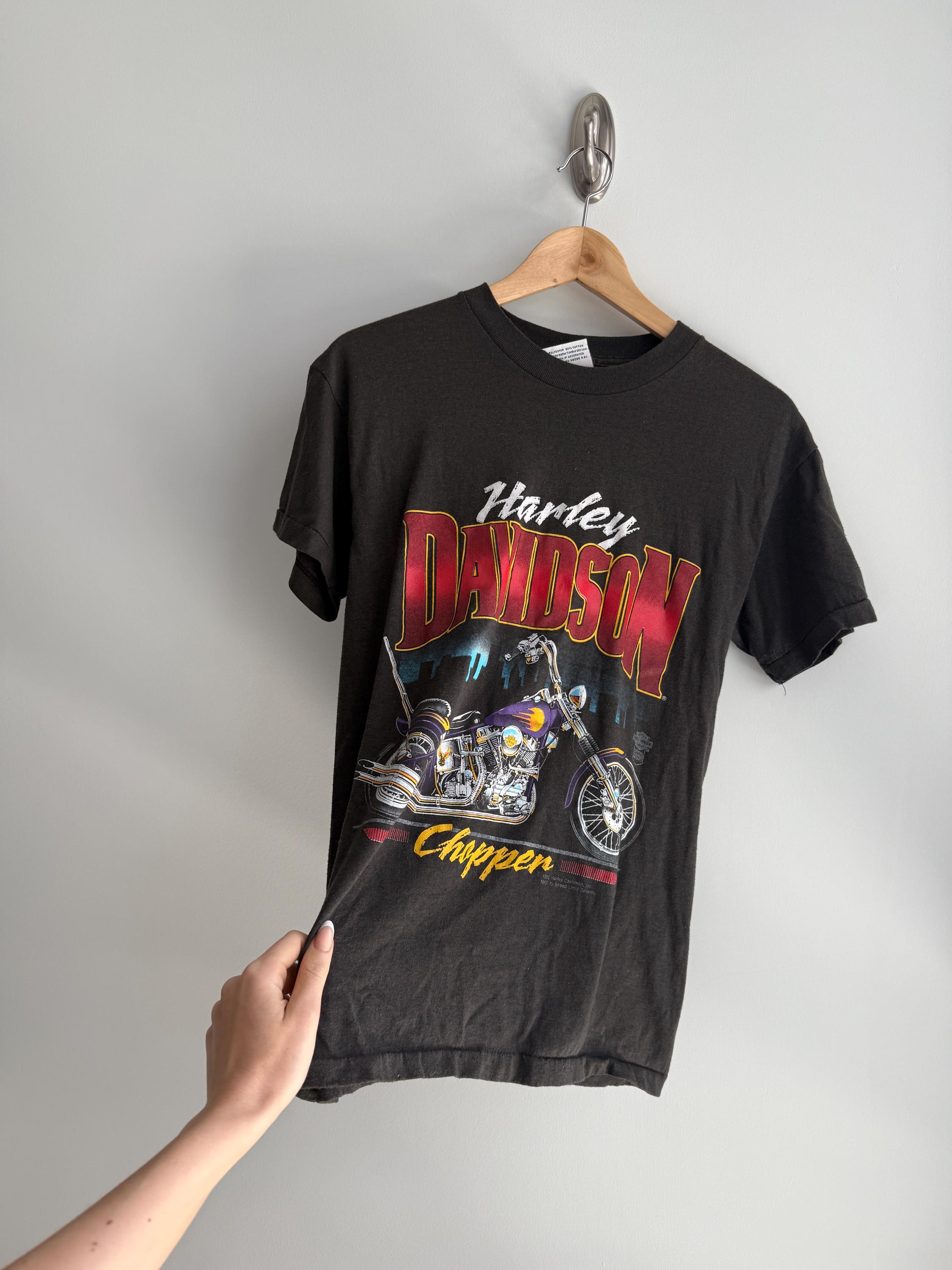 Rare 1987 Vintage Harley Davidson Shirt Speed Limit 70 Milwaukee