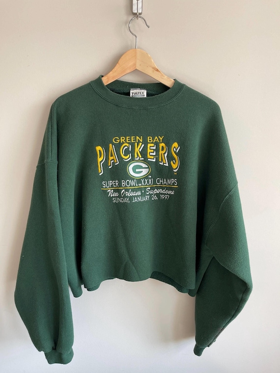 Vintage 1996 Green Bay Packer Super Bowl NFC Champions Cropped