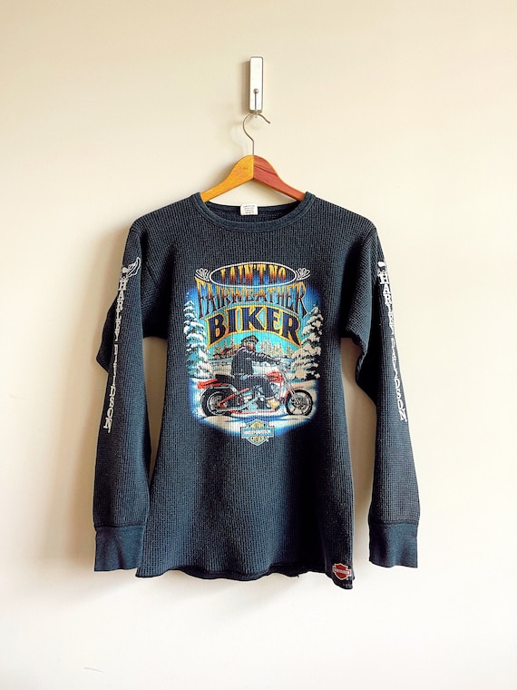 SUPER Rare 1980s Harley Davidson Thermal Minnesota Ain't No Fair
