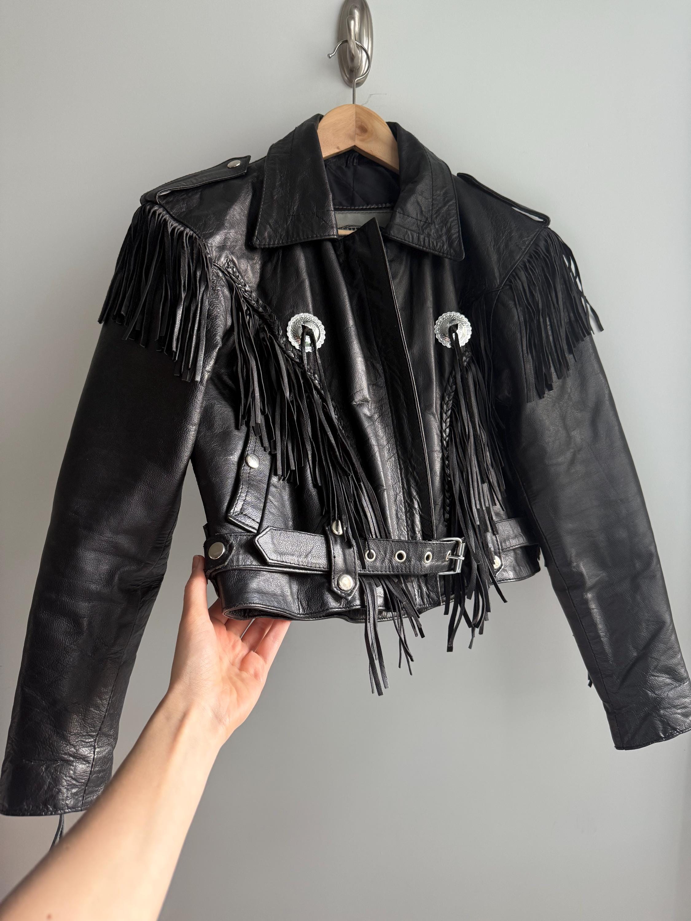 Harley davidson fringe jacket - Etsy 日本