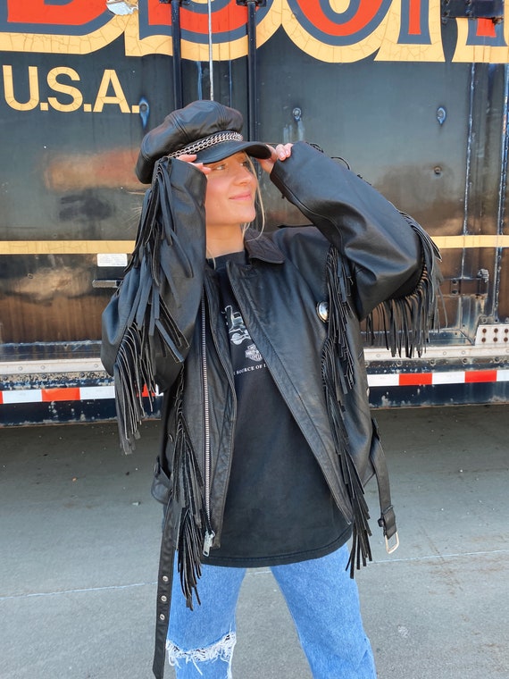 Vintage leather store king jacket
