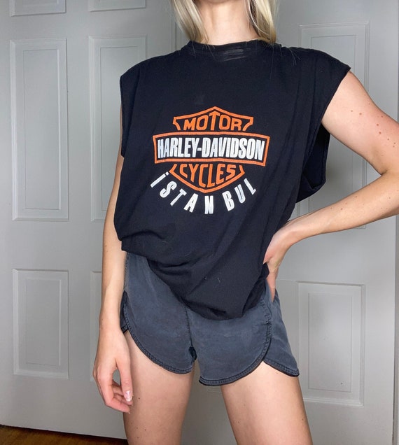 harley davidson cut off shirts