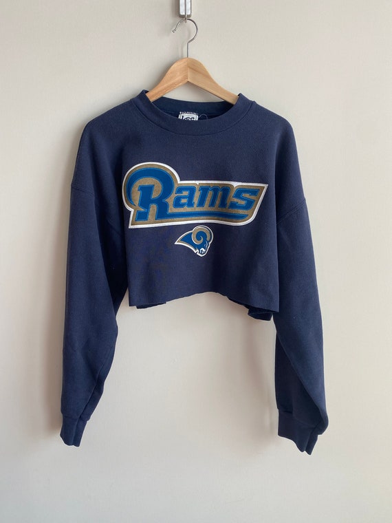 Vintage 90s LA Rams LEE cropped custom dyed crewn… - image 3
