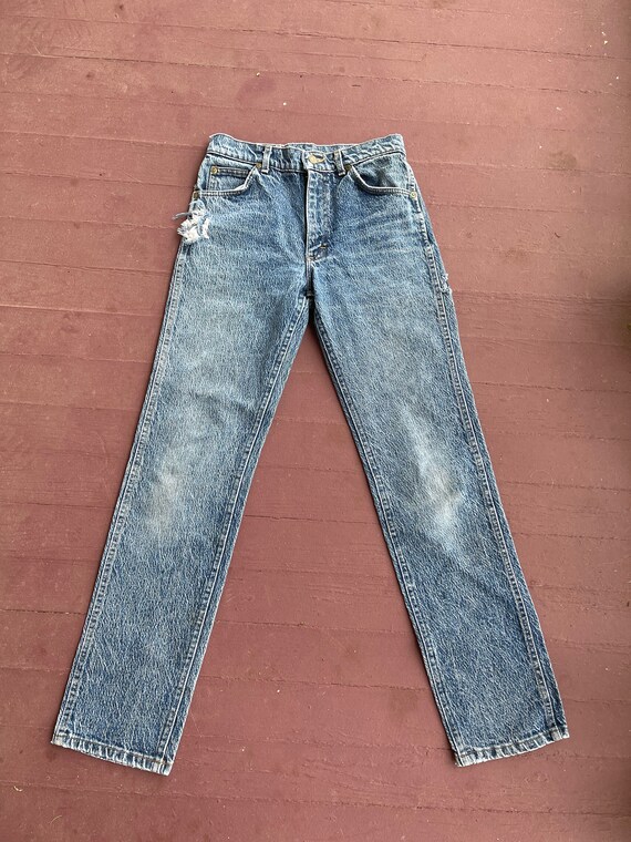 Vintage 90s Lee jeans straight style mom jeans cl… - image 2