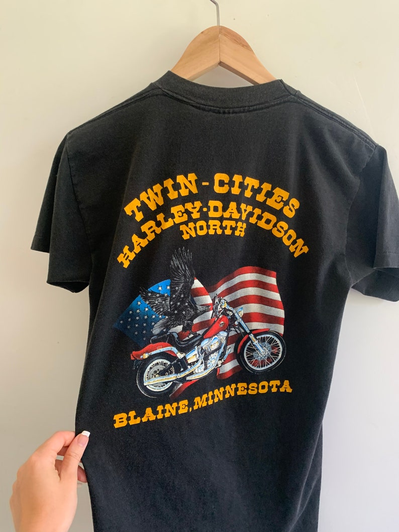 Rare Harley Davidson vintage shirt “ i don’t just own this Harley shirt I own a Harley” 1980s classic soft trendy image 6