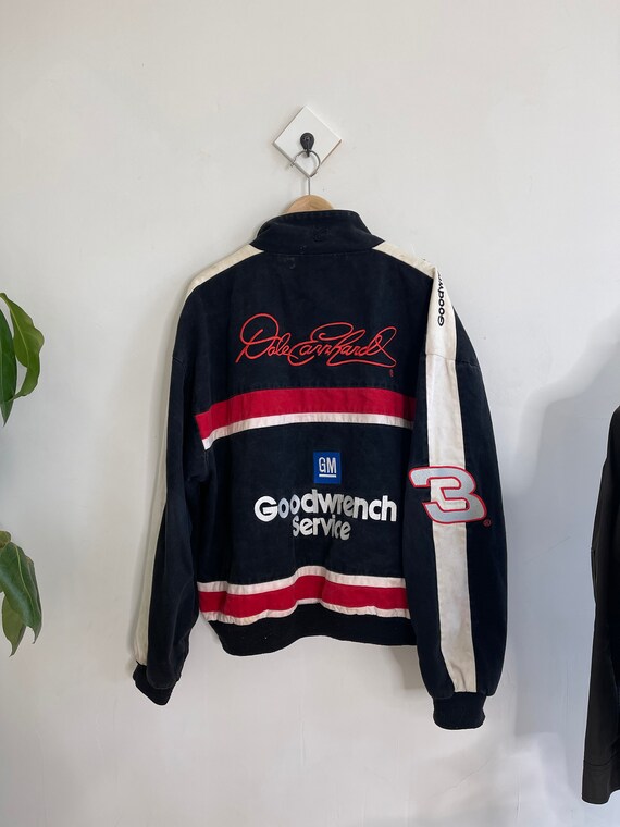 Vintage goodwrench NASCAR coat Dale Earnhardt 3 black red | Etsy