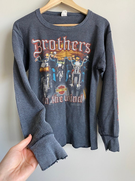 SUPER Rare 1980s Brothers in the Wind Vintage Harley
