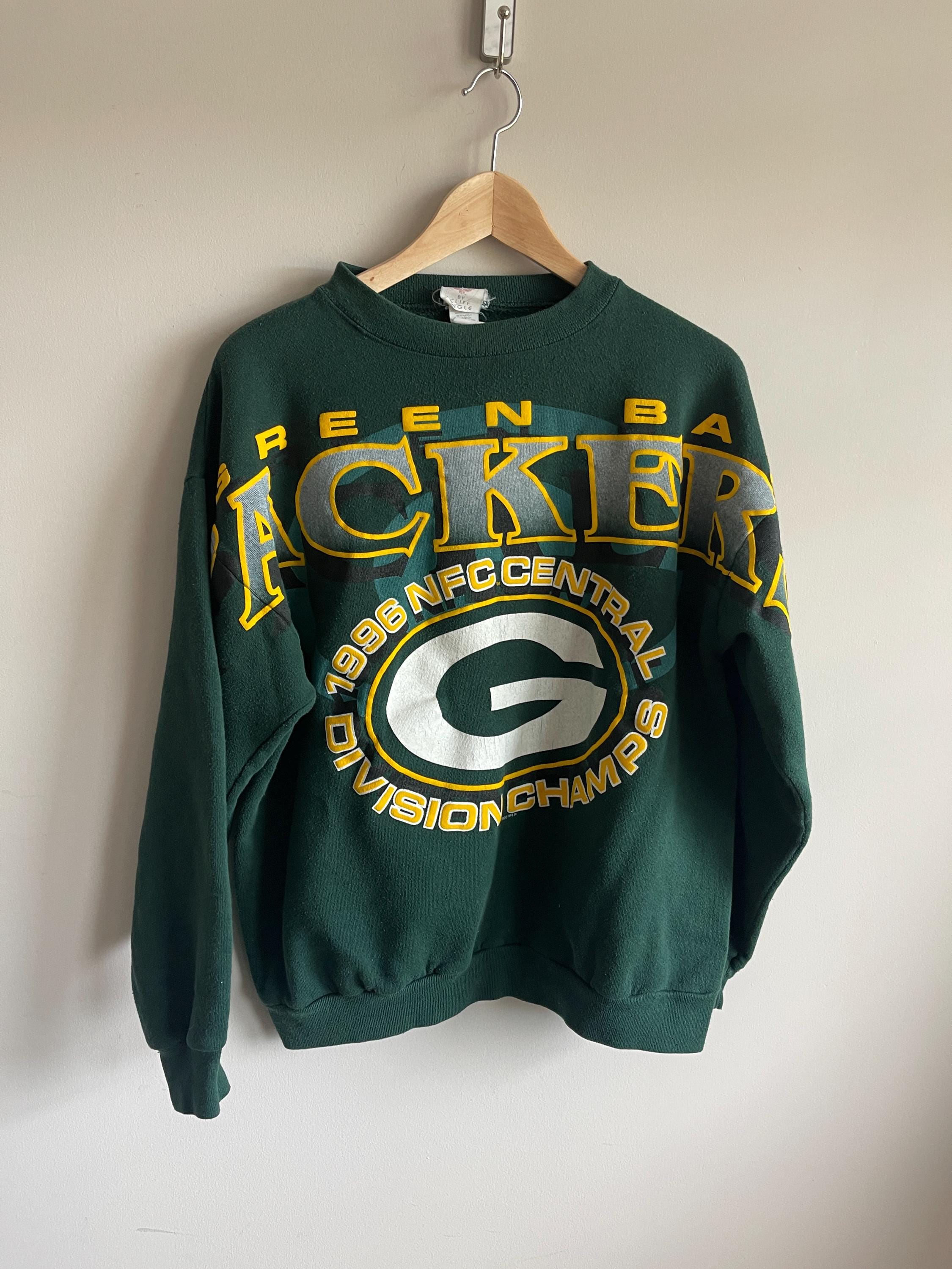 ＜Archive&Style＞ Authentic Sweat Shirt SUPER RARE Vintage 1998 Packers Sweatshirt Letters Across Chest