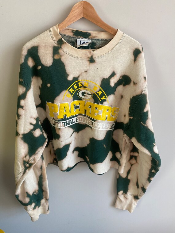 Vintage Green Bay Packers custom dyed crewneck ch… - image 4