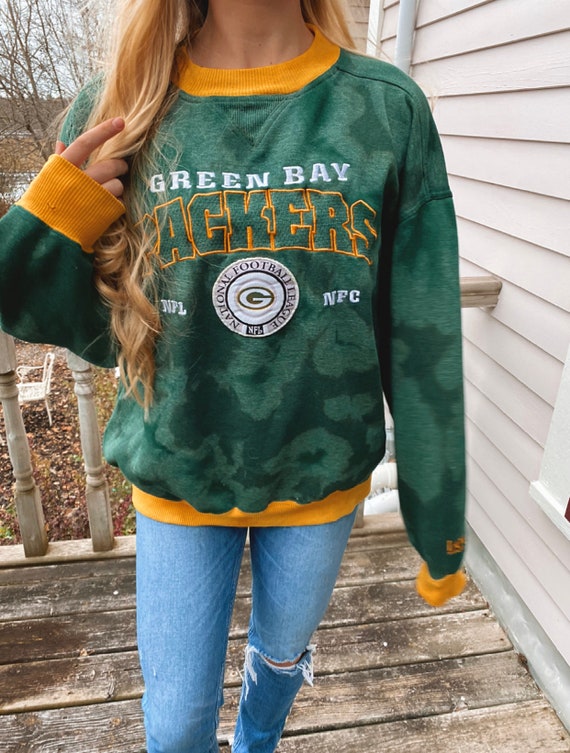 Vintage green bay packers crewneck lee brand sweat