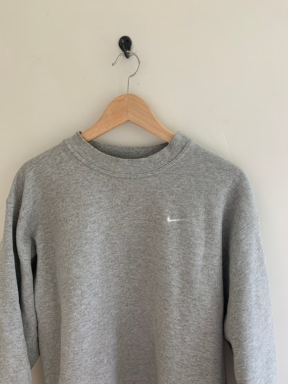 Vintage 90s Nike Crewneck sweatshirt gray comfy ov