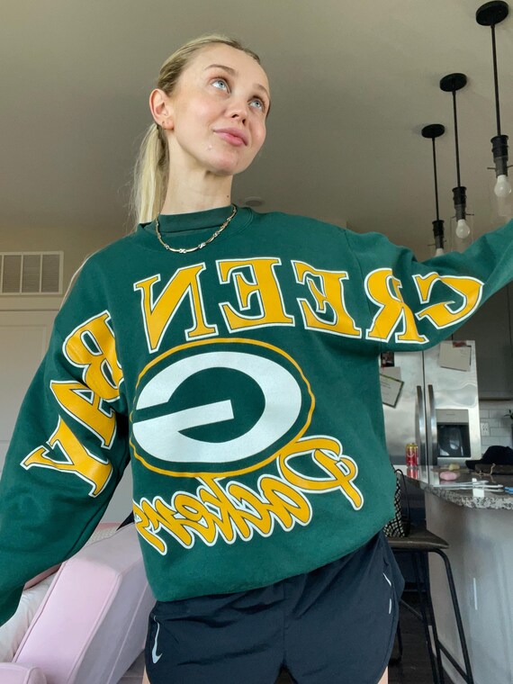 激レア90s Nikeパーカー　ゆるダボ　packersパッカーズ　深緑 楽天市場】90s USA製 RUSSELL NFL グリーンベイ パッカーズ プリント