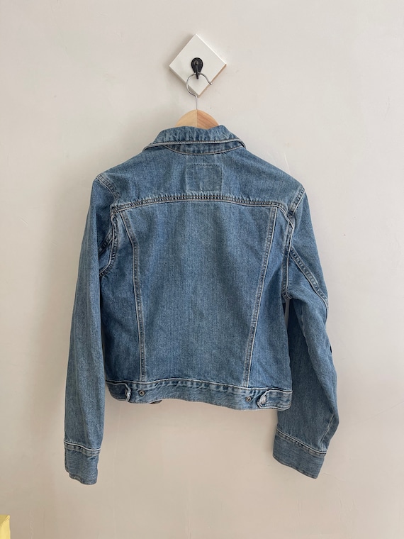 Vintage 90s Levi's jean jacket jacket oversized l… - image 2