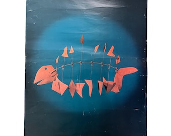 Original 1982 Alexander Calder Art Exhibition Poster – Gallery Maeght Zurich – Rare Vintage Collectible