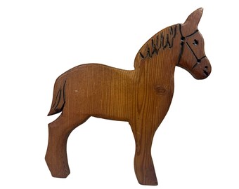 木製馬の民芸品、手作り、ヴィンテージ馬飾りおもちゃ - Etsy 日本