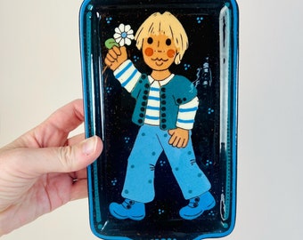 手描きのスイス民芸品木製プレート：壁装飾 - Etsy 日本