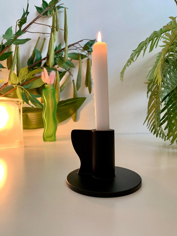 Vintage IKEA PS Gusseisen Kerzenständer von 1995 - Postmodern Y2K Decor