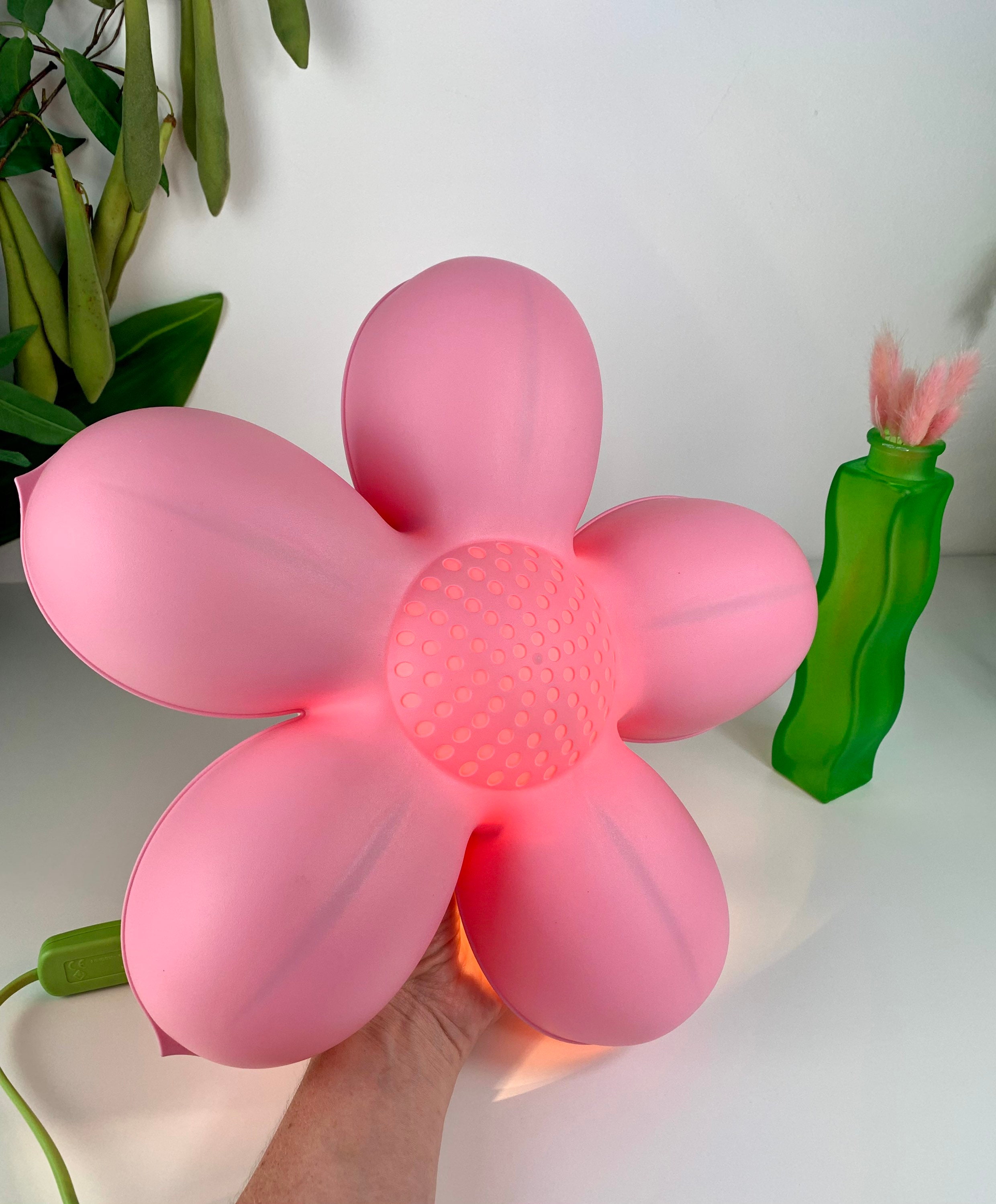 Vintage Ikea Flower Power Wall Lamp Etsy