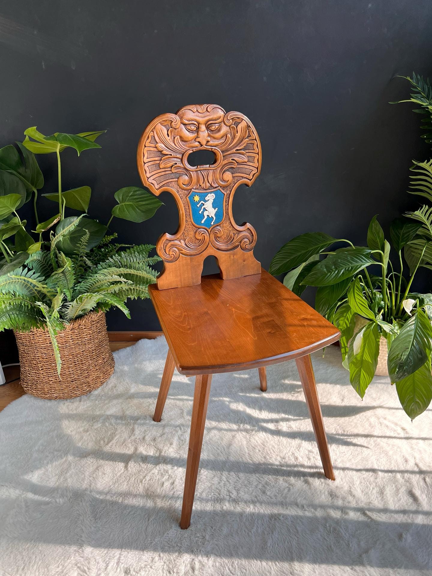 Stile Tirolese Sedie Rustiche Tirolesi Chalet Sedie Stile Montagna