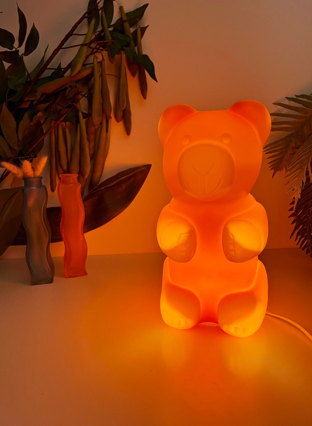 Orange Gummy Bear Lamp 1990s - Etsy