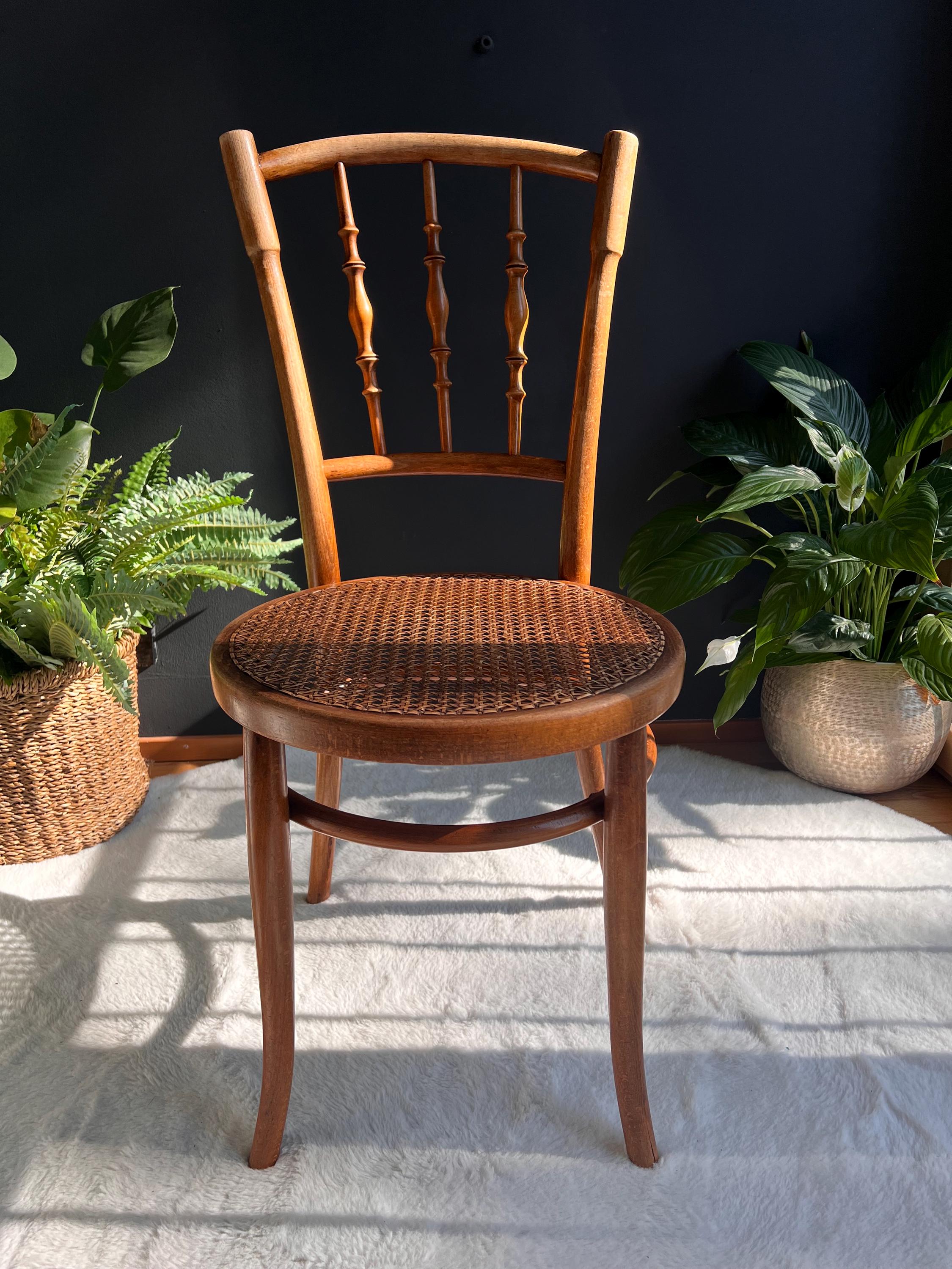 アンティーク トーネット No.98 曲げ木椅子 | オリジナル籐製シート