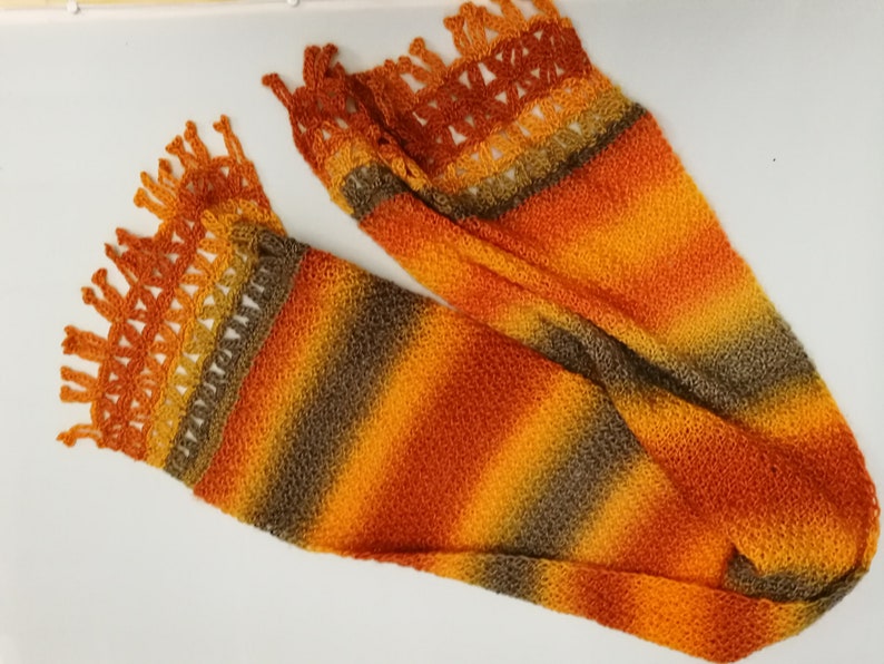 knitted shoulder shawl