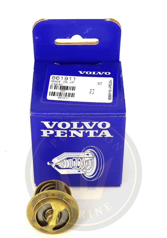 Thermostat kit 60° for Volvo Penta 2001 2002 2003 RO 877355 875779 raw water