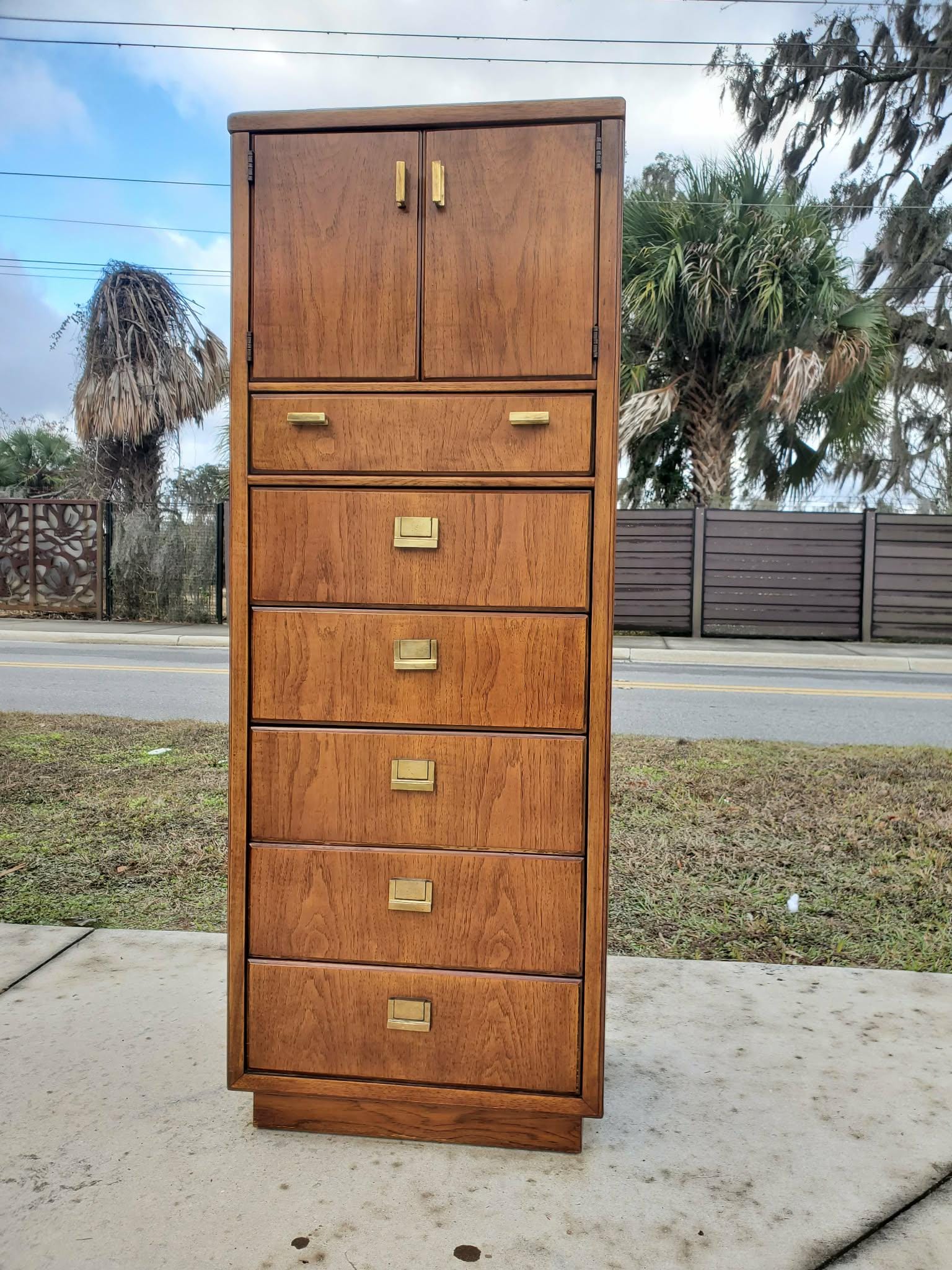ドレクセル　スリムチェスト　ランジェリーチェスト　タンス　アメリカビンテージ家具 Lingerie Chest Drexel - Etsy