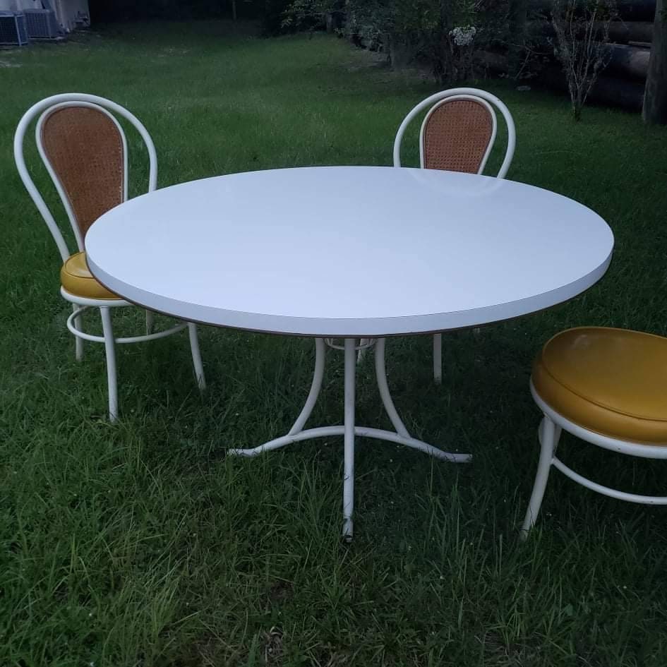 Vintage Mid Century Patio Set/patio Set W/seat Cushions Etsy
