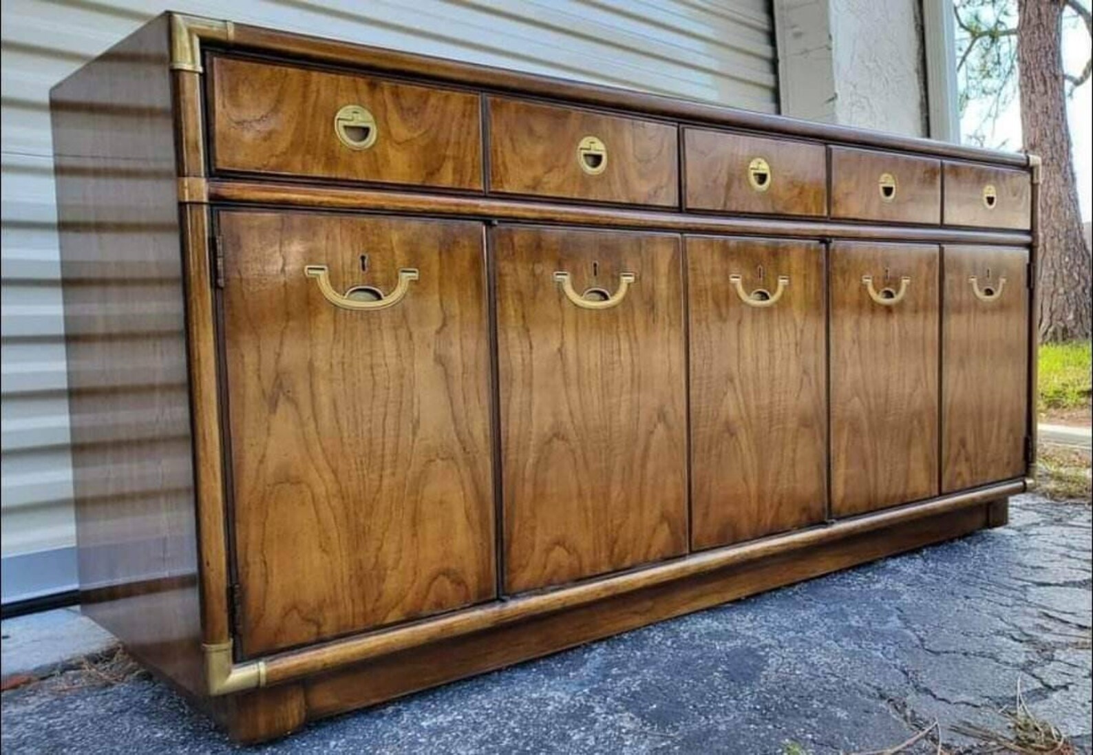 Drexel Heritage Buffet/ Vintage Drexel Furniture/ Campaign Etsy