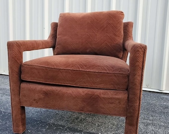 Drexel Post-Modern Vintage Parsons Arm Chair Milo Baughman Style - Single
