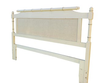 Vintage Faux Bamboo Queen Headboard