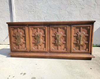 Purple Lacquer 9-drawer Dresser | Vintage Customizable Credenza - Etsy