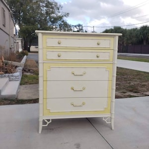 Thomasville Faux Bamboo Chest/Allegro Style Thomasville Chest/Vintage Chest/Vintage Dresser