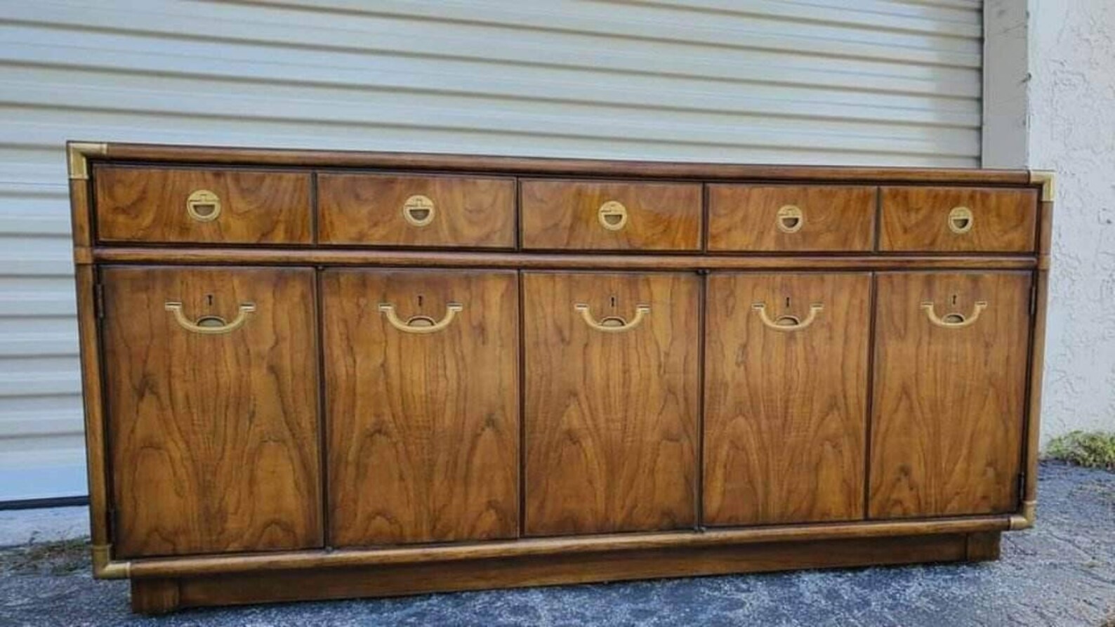 Drexel Heritage Buffet/ Vintage Drexel Furniture/ Campaign Etsy