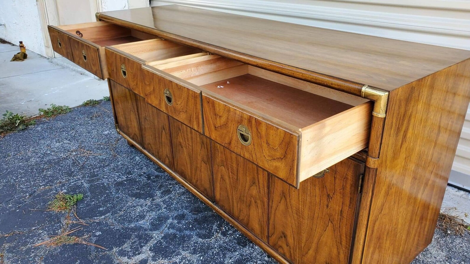 Drexel Heritage Buffet/ Vintage Drexel Furniture/ Campaign Etsy