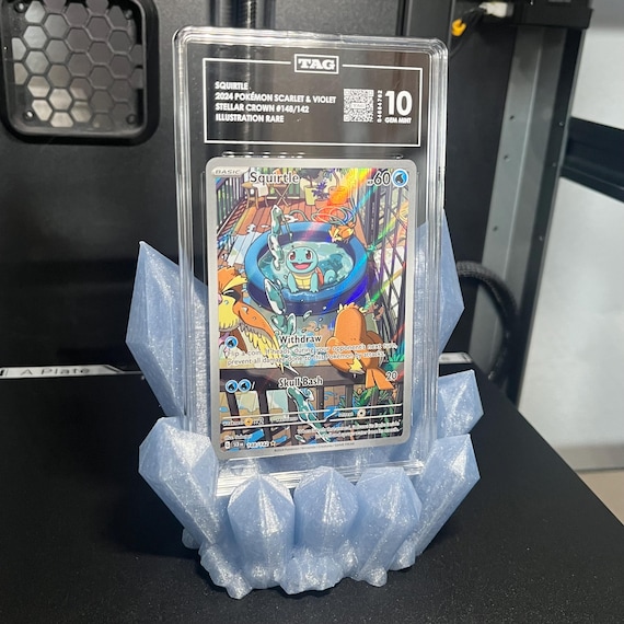 Crystal Cluster Graded Card Display- Fits PSA, CGC, TAG  Slabs!