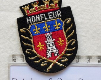Vintage Okertalsperre Oker Dam Germany Germany Coat of Arms Crest Shield Souvenir Patch Badge Shield Retro Sew Embroidered Jacket Badge