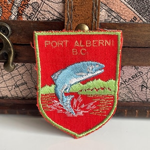 Vintage Patch PORT ALBERNI Vancouver British Columbia Canada Badge