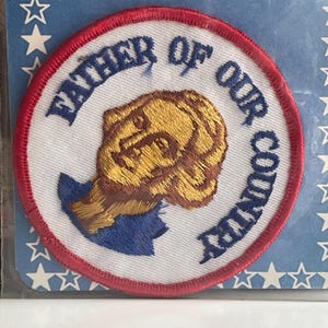 Vintage Patch American Revolution Bicentennial ’76 USA George Washington Souvenir Sew On Badge