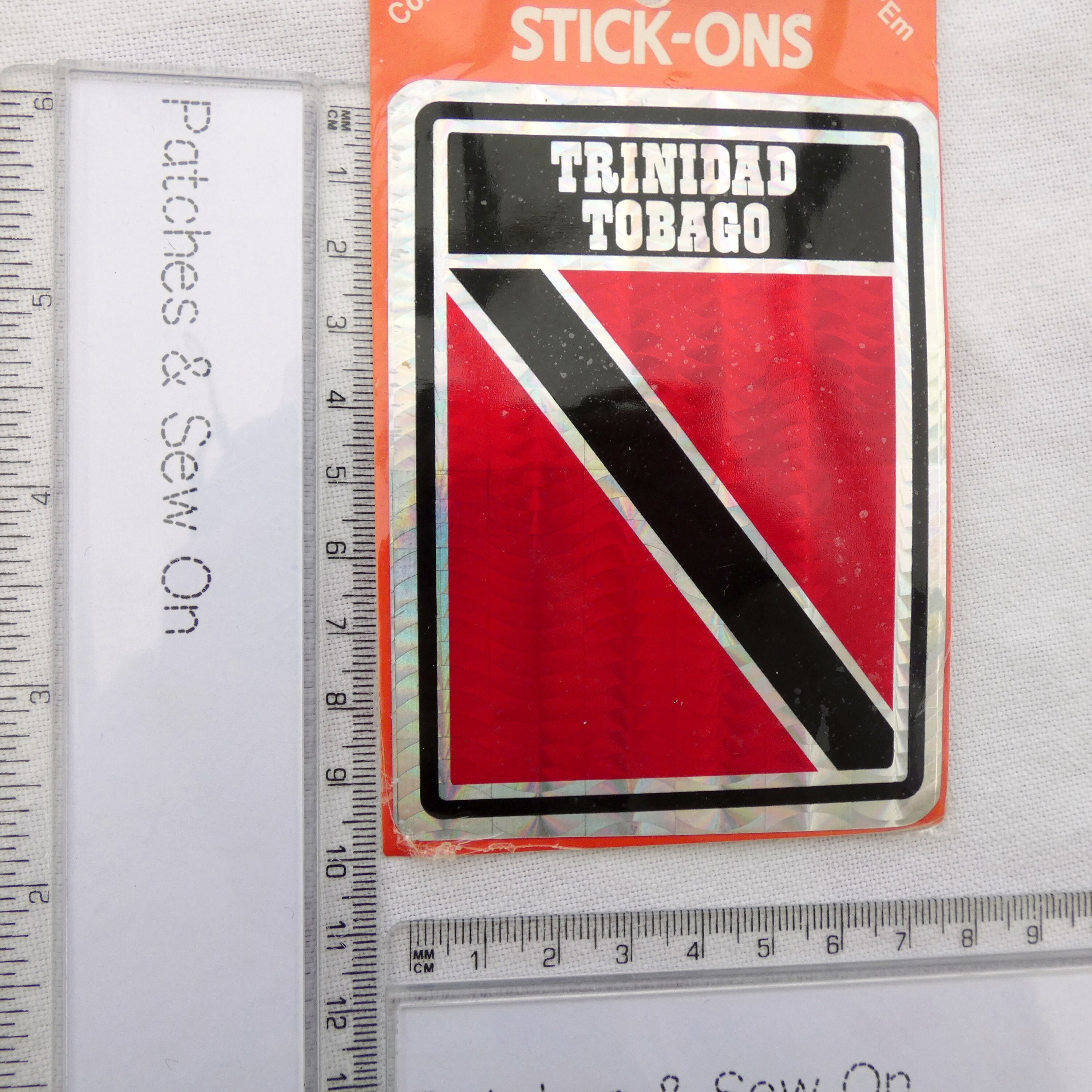 Vintage Prism Sticker Trinidad & Tobago Travel Flag Decal Etsy