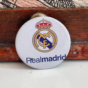 Vintage Real Madrid Football Club 1970s Supporters Badge
