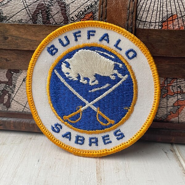 Vintage Aufnäher Buffalo Sabres New York Eishockey Team NHL Badge