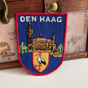 Vintage Patch THE HAUGE Den Haag Holland Netherlands Souvenir Cloth Badge