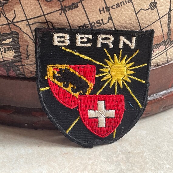 Vintage Patch BERN Switzerland Swiss Coat of Arms 