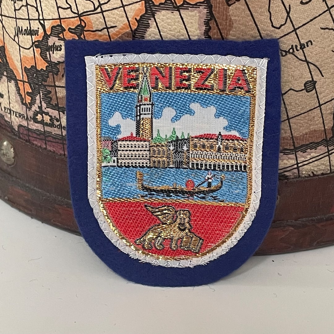 Vintage Patch VENICE VENEZIA Gondola Italy Souvenir Sew on Etsy